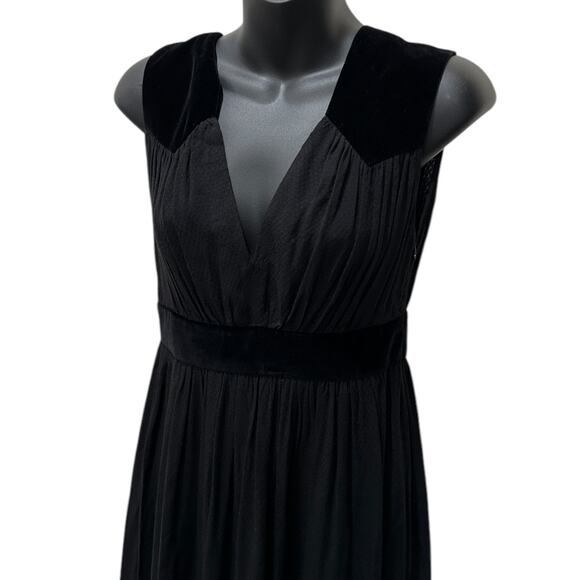 NWT Maje Rudette Open Back Velvet Maxi Dress - Picture 3 of 9